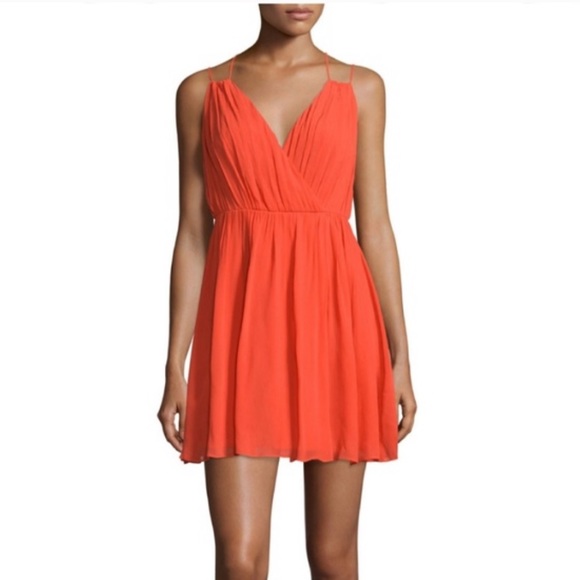 Rebecca Minkoff Dresses & Skirts - Rebecca Minkoff Porta Dress Size 4 coral orange